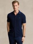Polo Ralph Lauren Short Sleeve Linen Blend Shirt, Bright Navy