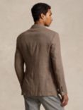 Polo Ralph Lauren Glen plaid Soft Suit Jacket, Tan/Brown