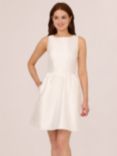 Adrianna Papell Pearl Mikado Mini Dress, Ivory