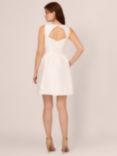 Adrianna Papell Pearl Mikado Mini Dress, Ivory