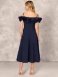 Aidan Mattox by Adrianna Papell Stretch Taffeta Midi Dress, Twilight