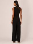 Adrianna by Adrianna Papell Combo Fabric Jumpsuit, Black