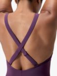 Speedo AquaLustre Shaping Swimsuit, Plum Dandy