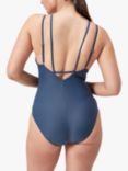 Speedo Shaping Twin Strap Swimsuit, Spruce Blue