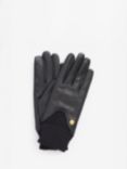 Barbour Deanna Leather Gloves, Black