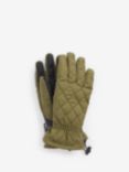 Barbour Joni Quilted Gloves, Olive