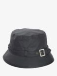 Barbour Kelso Waxed Belted Hat, Black