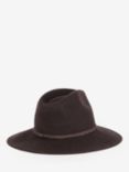 Barbour Tack Wool Fedora Hat, Chocolate/Praline