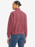 Levi's Everyday Quarter Zip Top, Burgundy