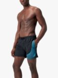 Speedo Medley Swim Shorts, Black/Picton Blue