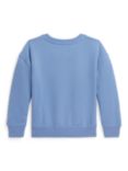 Ralph Lauren Kids' Bear Sweatshirt, Campus Blue