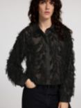 SELECTED FEMME Myline Fluffy Shirt, Black