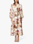 Elliatt Meadow Floral Day Linen Dress, Multi