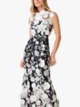 Elliatt Selene Cocktail Dress, Black/White