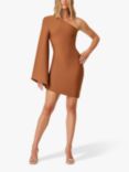 Elliatt Riley Asymmetric Mini Dress, Bronze