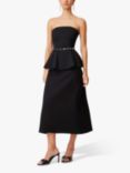 Elliatt Sonnet Strapless Cocktail Dress, Black