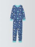 John Lewis ANYDAY Kids' Space Pyjamas, Blue