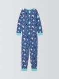 John Lewis ANYDAY Kids' Space Pyjamas, Blue