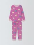 John Lewis ANYDAY Kids' Poodle Pyjamas, Multi