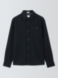 John Lewis Long Sleeve Wool Blend Overshirt, Sky Captain