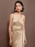 Vivere By Savannah Miller Millie Satin Cami, Oyster