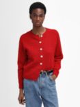 Barbour The Edit by Alexa Gail Wool Cardigan, Ruby Red