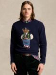 Polo Ralph Lauren Polo Bear Crew Neck Jumper, Bear Navy