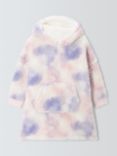 John Lewis Kids' Tie Dye Oversized Lounge Hoodie, Multi