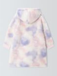 John Lewis Kids' Tie Dye Oversized Lounge Hoodie, Multi