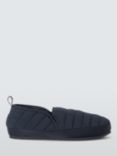 John Lewis ANYDAY Quilted Slip-On Slippers, Navy