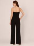 Adrianna Papell Tie Front Jumpsuit, Black