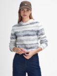 Barbour Anya Stripe Knit Wool Blend Jumper, Multi