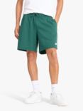 New Balanace Cotton Logo Shorts, Dark Green