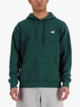 New Balance Small Logo Hoodie, Navy, Dark Green