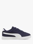 PUMA Kids' Club II PS Trainers, Navy