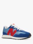 New Balance Kids' GS 327 Lace Up Trainers, Navy