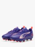 PUMA Kids' Ultra Play Football Boots, Lapis Lazuli/Multi