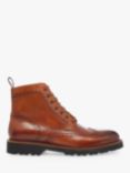 Oliver Sweeney Milbrook Leather Brogue Boots, Tan