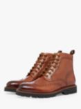 Oliver Sweeney Milbrook Leather Brogue Boots, Tan