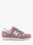 New Balance Kids'  YC 373 Green Lace Up Trainers, Pink