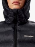 Berghaus Ewden Hooded Puffer Jacket, Jet Black