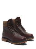 Timberland Heritage Premium 6-Inch Lace Up Waterproof Boots, Burgundy