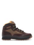 Timberland Euro Leather Lace-Up Hiker Boots, Burgundy