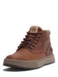 Timberland Maple Grove Leather Mid Lace Up Trainer Boots, Rust