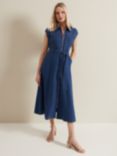 Phase Eight Luiza Denim Shirt Midi Dress, Denim