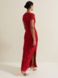 Phase Eight Collection 8 Janice Tapework Lace Dress, Red
