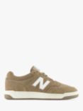 New Balance 480 Suede Lace Up Trainers, Brown