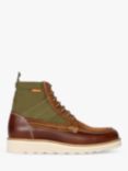 Paul Smith Curtis Leather Blend Lace-Up Boots, Brown