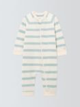 John Lewis Baby Stripe Romper, Multi