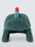 John Lewis Kids' Dino Spike Trapper Hat, Green